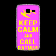 Coque Samsung Galaxy Fresh Keep Calm Call Batman Rose
