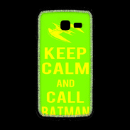 Coque Samsung Galaxy Fresh Keep Calm Call Batman Vert pomme