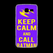 Coque Samsung Galaxy Fresh Keep Calm Call Batman Violet