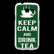 Coque Samsung Galaxy Fresh Keep Calm Drink Tea Vert