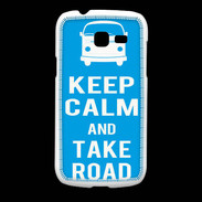 Coque Samsung Galaxy Fresh Keep Calm Take Road Cyan