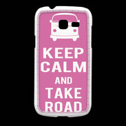Coque Samsung Galaxy Fresh Keep Calm Take Road Rose