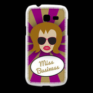 Coque Samsung Galaxy Fresh Miss business Rousse