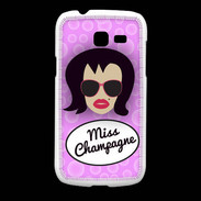 Coque Samsung Galaxy Fresh Miss Champagne Brune