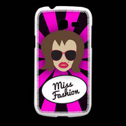 Coque Samsung Galaxy Fresh Miss Fashion Chatain