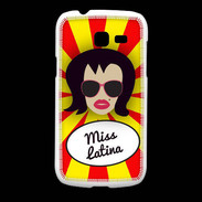 Coque Samsung Galaxy Fresh Miss Latina Brune