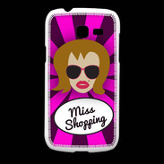 Coque Samsung Galaxy Fresh Miss Shopping Rousse