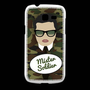Coque Samsung Galaxy Fresh Mister Soldier Brun