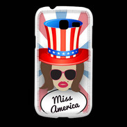 Coque Samsung Galaxy Fresh Miss USA Chatain