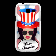 Coque Samsung Galaxy Fresh Miss USA Brune