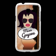 Coque Samsung Galaxy Fresh Miss Guyane Brune