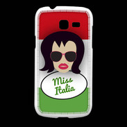 Coque Samsung Galaxy Fresh Miss Italie Brune