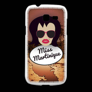 Coque Samsung Galaxy Fresh Miss Martinique Brune