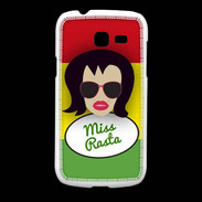 Coque Samsung Galaxy Fresh Miss Rasta Brune
