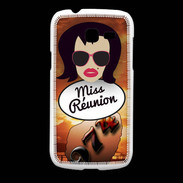 Coque Samsung Galaxy Fresh Miss Réunion Brune