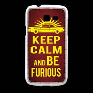 Coque Samsung Galaxy Fresh Keep Calm and Be Furious Rouge