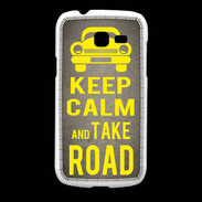 Coque Samsung Galaxy Fresh Keep Calm and Take o road 2 Gris