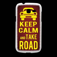 Coque Samsung Galaxy Fresh Keep Calm and Take o road 2 Rouge