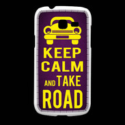 Coque Samsung Galaxy Fresh Keep Calm and Take o road 2 Violet