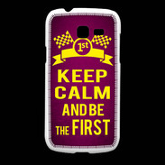 Coque Samsung Galaxy Fresh Keep Calm and Be the First Rose