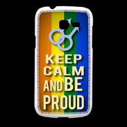 Coque Samsung Galaxy Fresh Keep Calm and Be Proud mens Gay