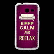 Coque Samsung Galaxy Fresh Keep Calm and Reelax Rose