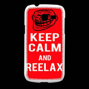 Coque Samsung Galaxy Fresh Keep Calm and Reelax Rouge