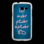 Coque Samsung Galaxy Fresh LOL MDR bleu ZG