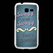 Coque Samsung Galaxy Fresh Swag or Not bleu ZG