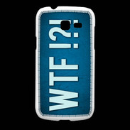Coque Samsung Galaxy Fresh WTF bleu ZG