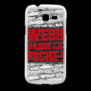 Coque Samsung Galaxy Fresh Wesh garde la pèche Rouge