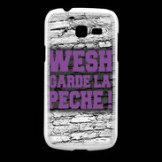 Coque Samsung Galaxy Fresh Wesh garde la pèche Violet