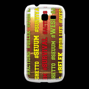 Coque Samsung Galaxy Fresh Wesh Vert Jaune Sun