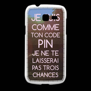 Coque Samsung Galaxy Fresh Code pin rose ZG