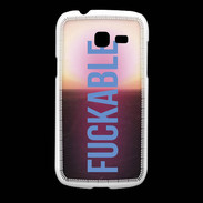 Coque Samsung Galaxy Fresh Fuckable bleu ZG