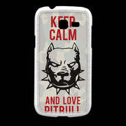 Coque Samsung Galaxy Fresh Keep calm pitbull 1 ZG