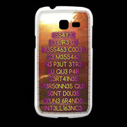 Coque Samsung Galaxy Fresh Message codé ZG