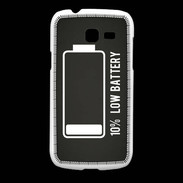 Coque Samsung Galaxy Fresh Low Battery noir ZG