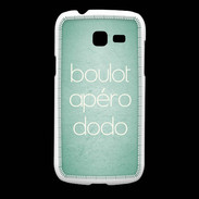 Coque Samsung Galaxy Fresh Boulot Apéro Dodo Vert ZG