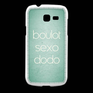 Coque Samsung Galaxy Fresh Boulot Sexo Dodo Vert ZG