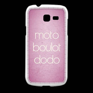 Coque Samsung Galaxy Fresh Moto Boulot Dodo rose ZG