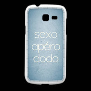 Coque Samsung Galaxy Fresh Sexo Apéro Dodo Bleu ZG