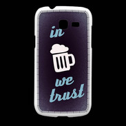 Coque Samsung Galaxy Fresh In Beer We trust bleu ZG