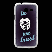 Coque Samsung Galaxy Fresh In Catch We trust Bleu ZG
