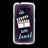 Coque Samsung Galaxy Fresh In Ciné We trust Bleu ZG
