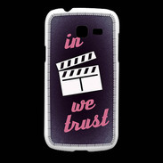 Coque Samsung Galaxy Fresh In Ciné We Trust Rouge ZG
