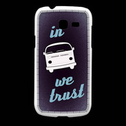 Coque Samsung Galaxy Fresh In Combi We trust Bleu ZG
