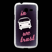 Coque Samsung Galaxy Fresh In Combi We trust Rouge ZG