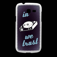 Coque Samsung Galaxy Fresh In DJ We trust Bleu ZG