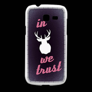 Coque Samsung Galaxy Fresh In Elan We trust Rouge ZG